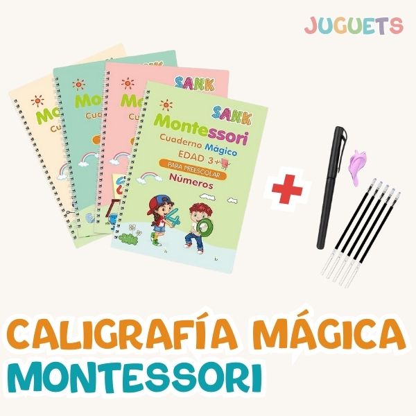 Libro Montessori Copy Book - Para Niños en Preescolar