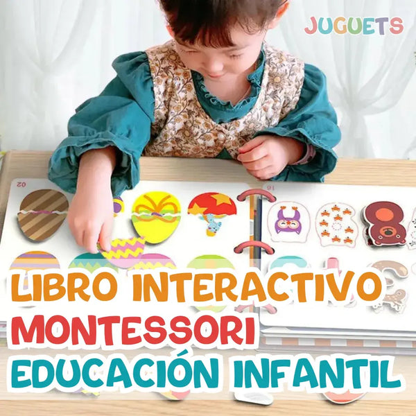 Busy Book - Libro interactivo Montessori [PARA NIÑOS DE 1 A 9 AÑOS DE EDAD]